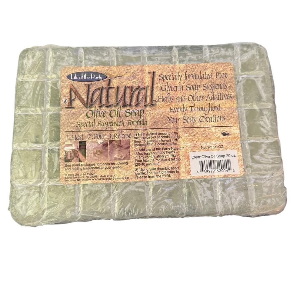 Life Of The Party Natural Olive Oil Pure Glycerin Soap Soap 20 oz